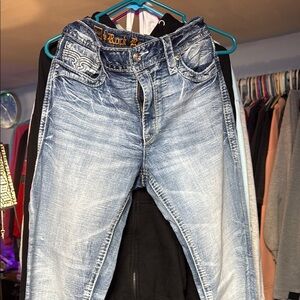 Rock Revival Women's Boot Cut Jeans - Light Blue